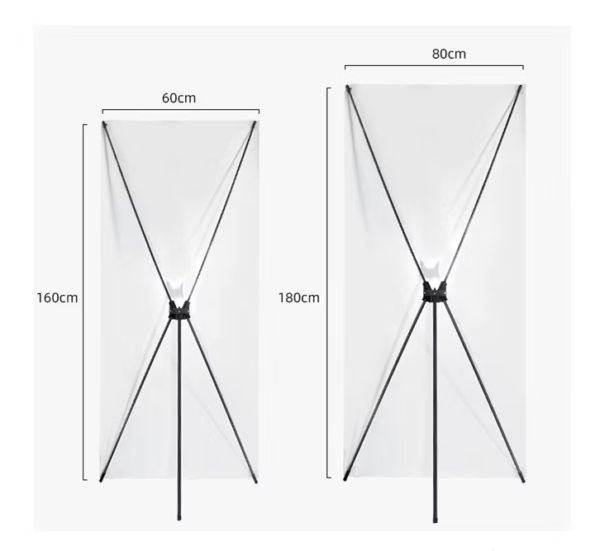 X banner sizes
