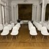 Leather Exhibition Chair - White -capitone group
